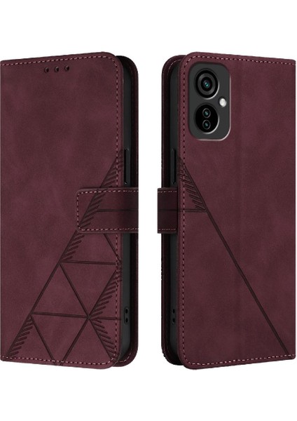 Tecno Camon 19 Neo Cüzdan Kapak Pu Deri Flip Folio Kitap Kredi Için Kılıf (Yurt Dışından)