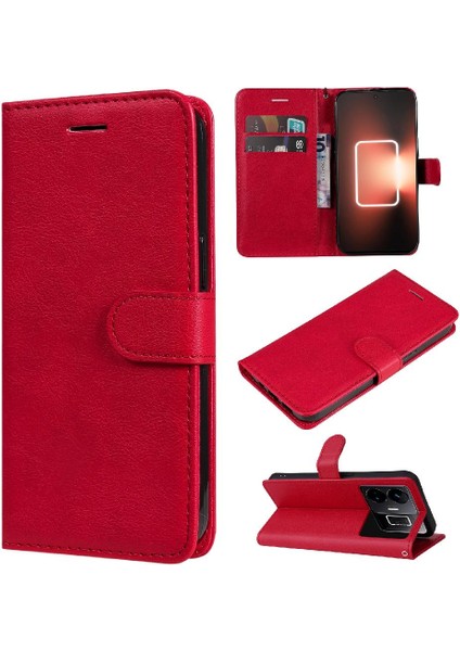 Realme Gt Neo 5 5g Için Flip Case Iş Cüzdan Telefon Kılıfı Klasik Katı (Yurt Dışından)