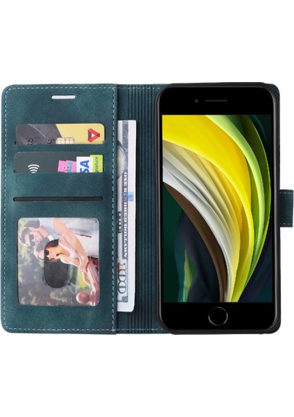 Iphone 7/8 Için Flip Case Basit Iş Cüzdan Darbeye Kapak Çevirin (Yurt Dışından)