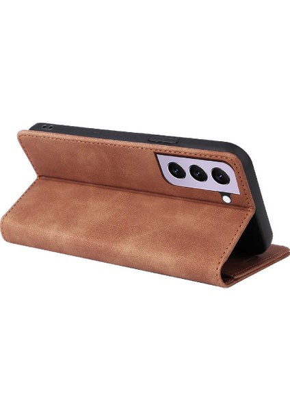 Samsung Galaxy S21 Fe Cüzdan Basit Iş Deri Kılıf Için Flip Case (Yurt Dışından) modelleri