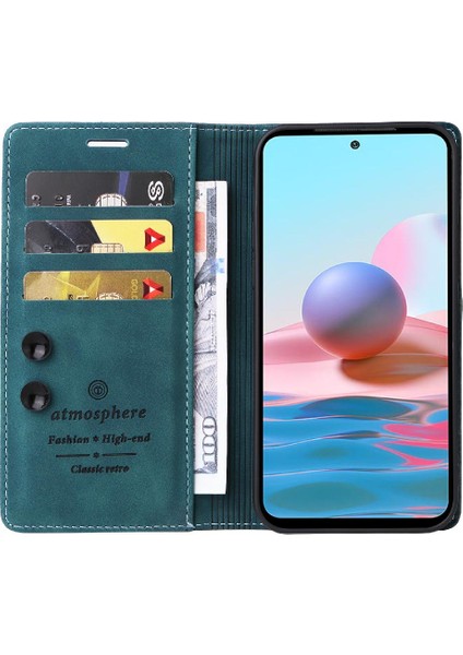 Xiaomi Redmi Not 10 4g Için Flip Case Cüzdan Kılıf Kapak Çevirin (Yurt Dışından)