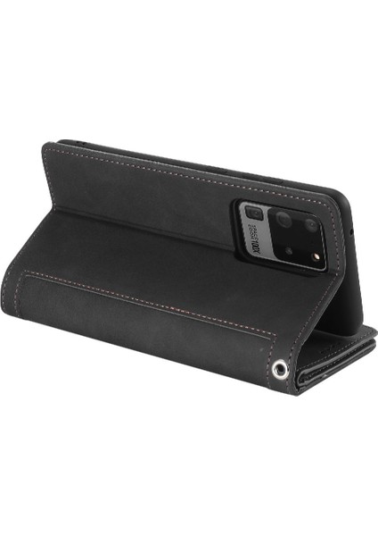 Samsung Galaxy S21 Ultra Kordon Cüzdan Pu Deri 9 Kart Için Flip Case (Yurt Dışından) indirimleri