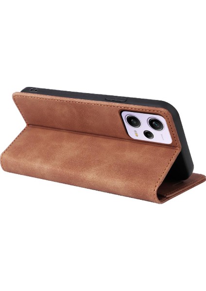 Xiaomi Redmi Not 12 Pro 5g Için Flip Case Basit Iş Cüzdan Deri (Yurt Dışından)