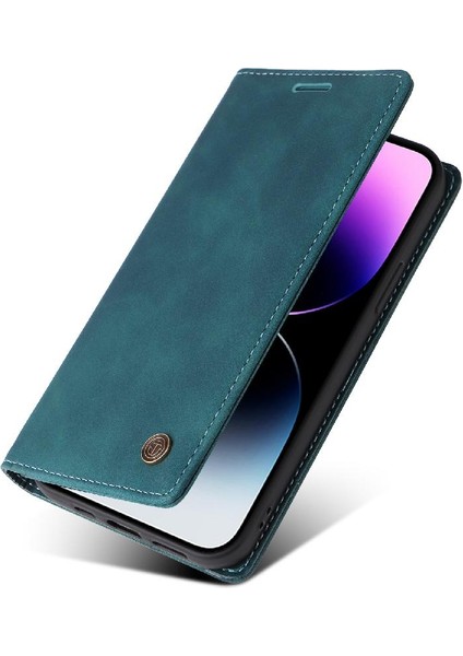 Iphone 15 Için Kılıf Pro Max Kapak Çevirin Basit Iş Deri Kılıf Cüzdan (Yurt Dışından)