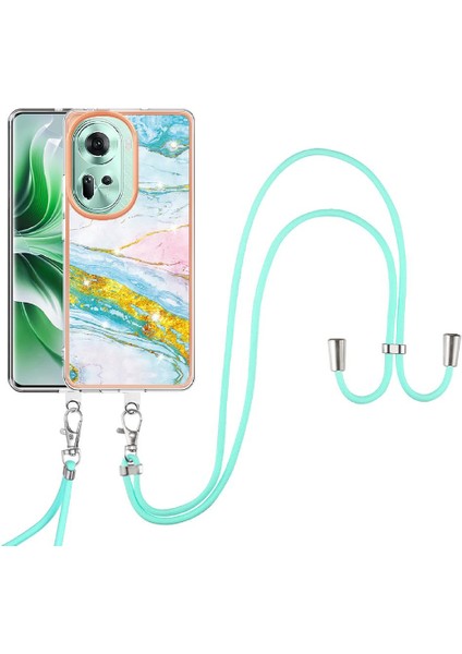 Oppo Oppo 11 5g Için Kılıf Anti-Scratch Yumuşak Tampon Crossbody Kordon Askısı (Yurt Dışından)