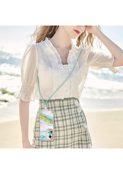 Oppo Oppo 11 5g Için Kılıf Anti-Scratch Yumuşak Tampon Crossbody Kordon Askısı (Yurt Dışından)