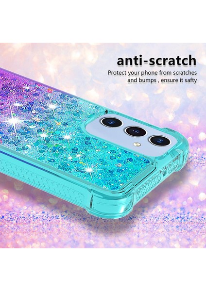 Samsung Galaxy A15 5g Akan Sparkle Hareketli Kapak Temizle Tampon (Yurt Dışından)