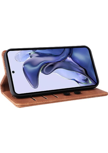 Xiaomi 11T Cüzdan Için Flip Case Basit Iş Darbeye Kapak Çevirin (Yurt Dışından) modelleri