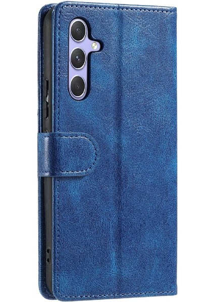 Samsung Galaxy A15 Için Flip Case 4g/5g Kickstand 6 Kart Yuvaları Pu Deri (Yurt Dışından)