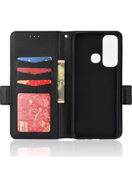 Infinix Sıcak 11/X662 Manyetik Cüzdan Pu Deri Yan Toka Kartı Için Kılıf (Yurt Dışından)