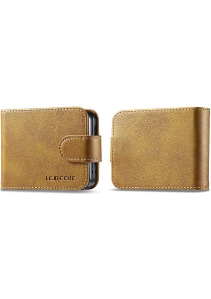 Samsung Galaxy Z Flip6 Için Flip Case 5g Buzağı Doku Yatay Flip Case (Yurt Dışından)