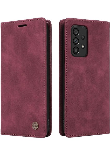 Samsung Galaxy A23 4g Için Flip Case Darbeye Deri Kılıf Kapak Çevirin (Yurt Dışından)