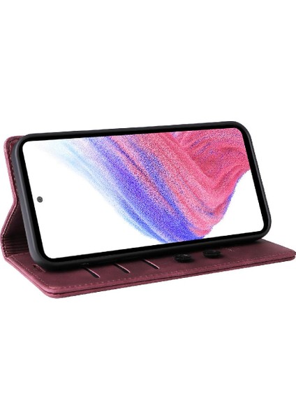 Samsung Galaxy A23 4g Için Flip Case Darbeye Deri Kılıf Kapak Çevirin (Yurt Dışından)