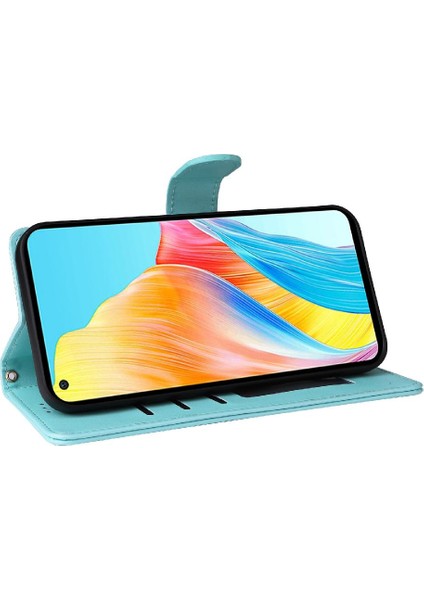 Oppo A78 4g Flip Kapak Için Flip Case Basit Iş Darbeye Deri (Yurt Dışından) modelleri