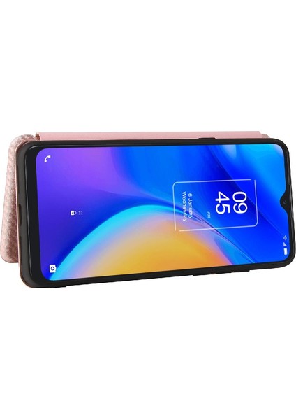 Tcl 20SE Tam Koruma Kartı Ekleme Deri Folio Flip Case Için Kılıf (Yurt Dışından)