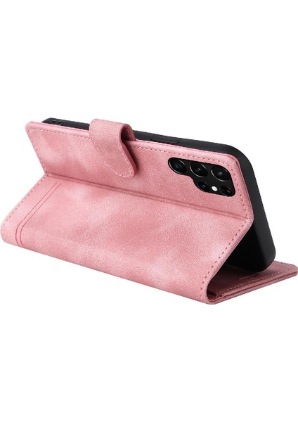 Samsung Galaxy S22 Ultra Cüzdan Basit Iş Deri Kılıf Için Flip Case (Yurt Dışından) fırsatları
