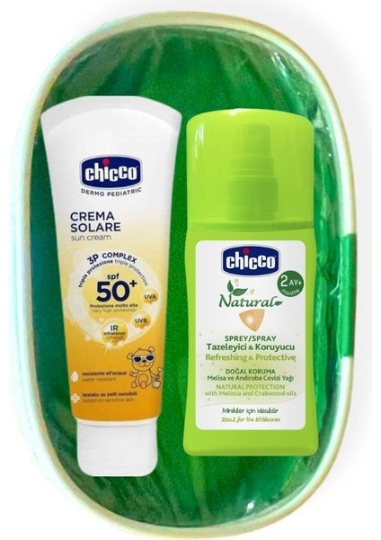 Güneş Kremi Spf 50+ 75 ml +Tazeleyici ve Koruyucu Sprey 2'li Set 1 Adet Tazeleyici+1 Adet Güneş Kremi+1 Adet Çanta Hediye