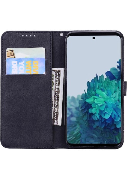 Samsung Galaxy S22 Artı Elmas ile Büyük Kelebek Flip Case (Yurt Dışından)