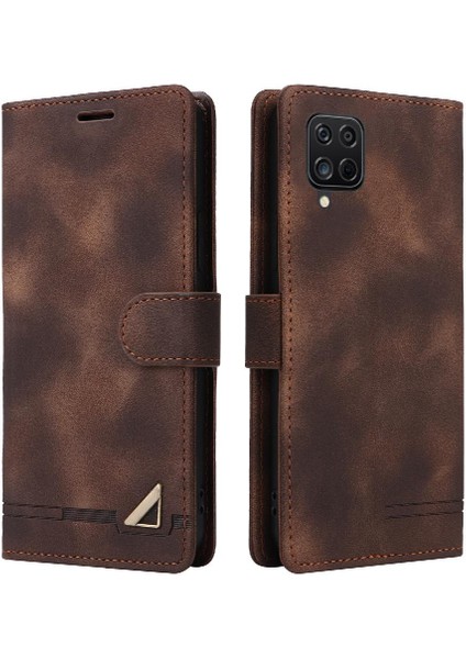 Samsung Galaxy A22 4g Deri Kılıf Için Flip Case Basit Iş Çevirme (Yurt Dışından)