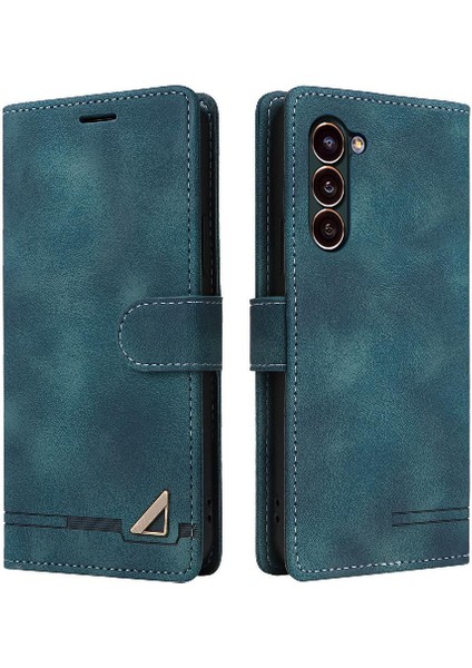 Samsung Galaxy S24 Artı Darbeye Dayanıklı Basit Iş Deri Için Flip Case (Yurt Dışından)