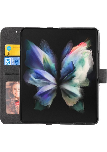 Samsung Galaxy Z Flip 4 Darbeye Koruyucu Kickstand Kılıf Için Flip Case (Yurt Dışından)