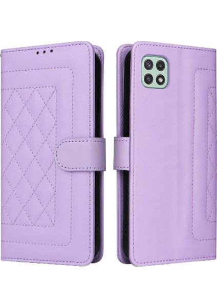Samsung Galaxy A22 5g Için Flip Case Darbeye Basit Iş Cüzdan (Yurt Dışından) fırsatları