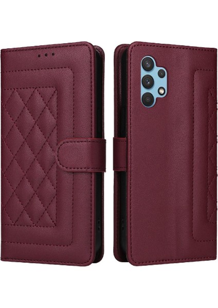 Samsung Galaxy A32 4g Cüzdan Basit Iş Flip Kapak Için Flip Case (Yurt Dışından)