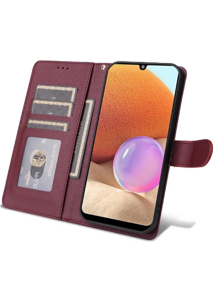 Samsung Galaxy A32 4g Cüzdan Basit Iş Flip Kapak Için Flip Case (Yurt Dışından) modelleri