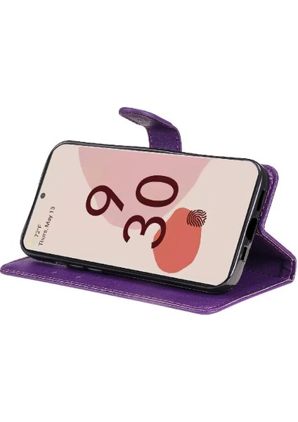 Kart Yuvası Telefon ile Google Piksel 7 Pro Yüksek Kalite Deri Için Flip Case (Yurt Dışından)