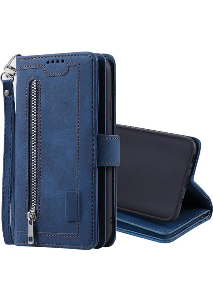 Samsung Galaxy Için Flip Case A50/A30S/A50S Kickstand Kordon Pu Deri 9 (Yurt Dışından)