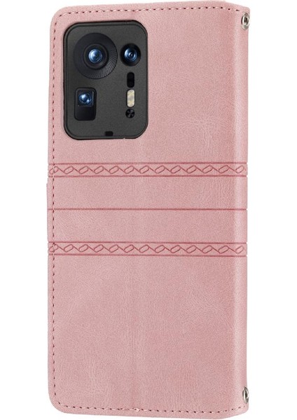 Xiaomi 14 Için Flip Case Cüzdan Kılıf Pu Deri Manyetik Kapatma (Yurt Dışından)