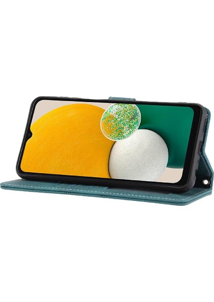 Samsung Galaxy A13 Için Flip Case 4g/5g Darbeye Koruyucu Kickstand Pu (Yurt Dışından)