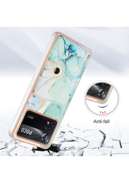 Xiaomi Poco X4 Pro 5g Kart Yuvaları Yumuşak Tpu Tampon Mermer Ince (Yurt Dışından)