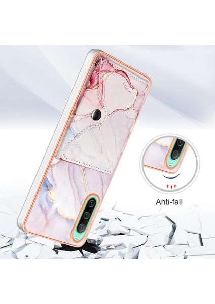 Sony Xperia 10 Iv Yumuşak Tpu Tampon Mermer Ince Cüzdan Kart Yuvaları Için Kılıf (Yurt Dışından) modelleri