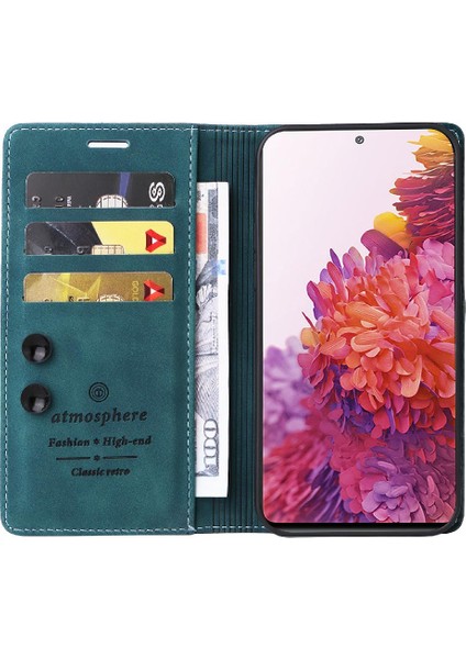 Samsung Galaxy S20 Flip Kapak Için Flip Case Basit Iş Cüzdan Kılıf (Yurt Dışından)