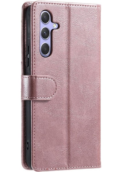 Samsung Galaxy A15 Için Flip Case 4g/5g Kickstand 6 Kart Yuvaları Pu Deri (Yurt Dışından)