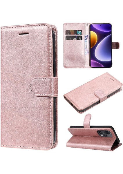 Xiaomi Redmi Not 12 Turbo Için Flip Case 5g Kart Yuvası Iş Cüzdan ile (Yurt Dışından)