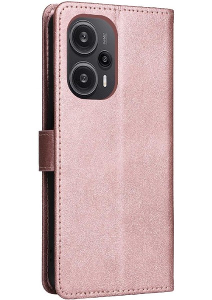 Xiaomi Redmi Not 12 Turbo Için Flip Case 5g Kart Yuvası Iş Cüzdan ile (Yurt Dışından)