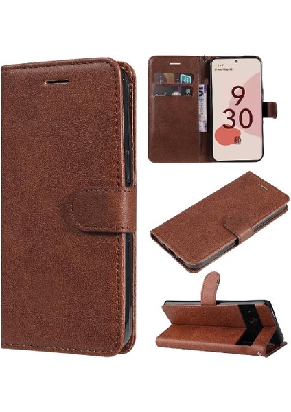 Kart Yuvası Telefon ile Google Piksel 7 Pro Yüksek Kalite Deri Için Flip Case (Yurt Dışından) fırsatları