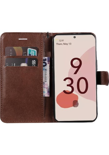 Kart Yuvası Telefon ile Google Piksel 7 Pro Yüksek Kalite Deri Için Flip Case (Yurt Dışından) indirimleri