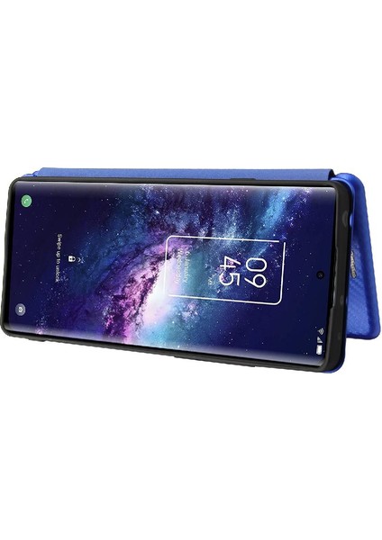 Tcl 20 Pro 5g Kart Ekleme Deri Için Kılıf Folio Flip Case Manyetik (Yurt Dışından)