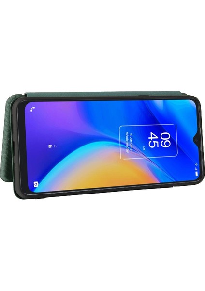 Tcl 20SE Tam Koruma Kartı Ekleme Deri Folio Flip Case Için Kılıf (Yurt Dışından)