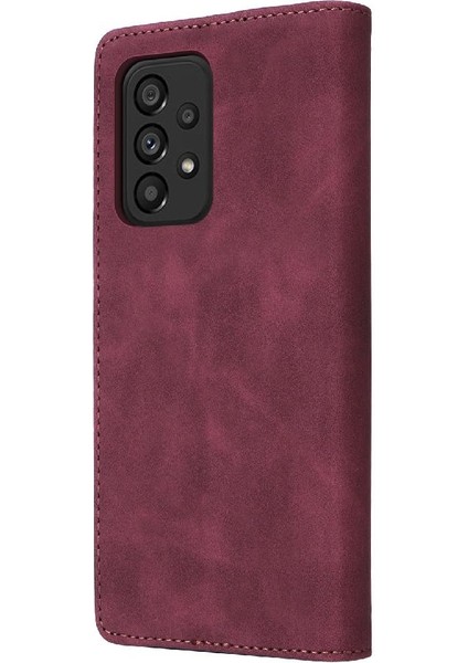 Samsung Galaxy A72 Cüzdan Deri Kılıf Için Flip Case Basit Iş Çevirme (Yurt Dışından) modelleri