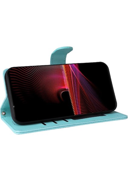 Mellow Shop Sony Xperia 1 Iii Için Flip Case Cüzdan Darbeye Deri Kılıf Kapak Çevirin (Yurt Dışından)