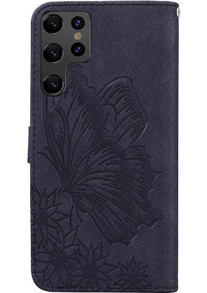 Kart Yuvası Standı ile Samsung Galaxy S23 Ultra Deri Cüzdan Için Kılıf (Yurt Dışından) indirimleri