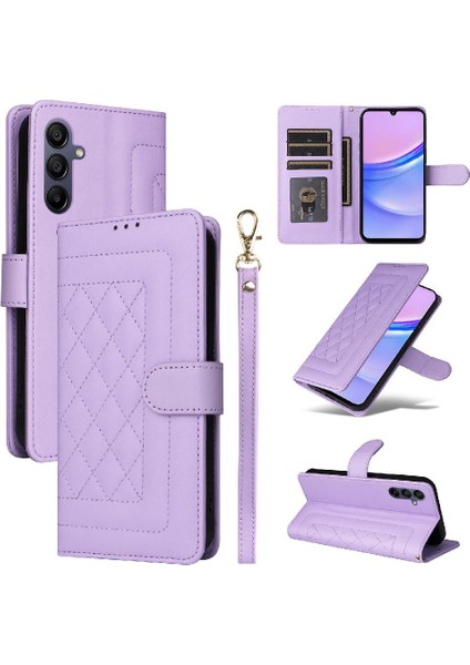 Samsung Galaxy A15 Için Flip Case 4g/5g Darbeye Basit Iş Deri (Yurt Dışından)