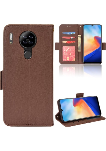 Blackview A80/A80S Manyetik Kart Yuvaları Tutucu Pu Deri Cüzdan Için Kılıf (Yurt Dışından)