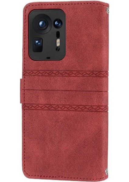 Xiaomi 14 Için Flip Case Cüzdan Kılıf Pu Deri Manyetik Kapatma (Yurt Dışından)