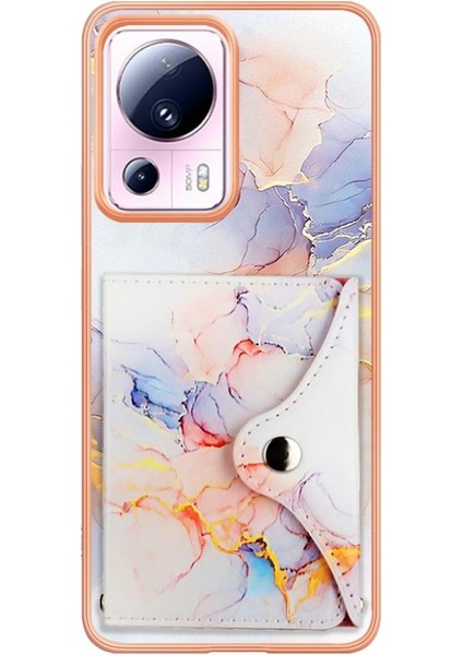 Xiaomi 13 Lite 5g Kart Yuvaları Mermer Yumuşak Tpu Tampon Ince Cüzdan (Yurt Dışından) fırsatları