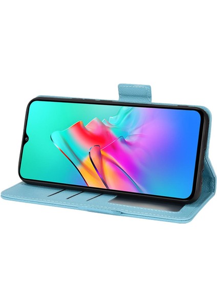 Infinix Sıcak 10 Lite Cüzdan Için Kılıf Yan Toka Kart Yuvaları Tutucu Manyetik (Yurt Dışından)